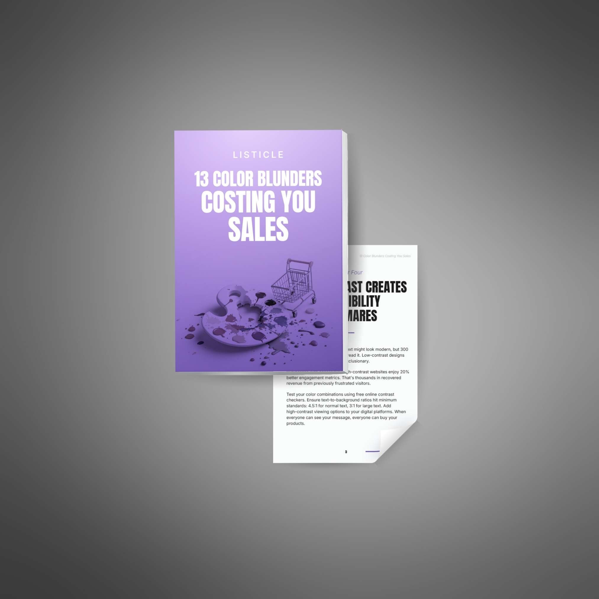 13 Color Blunders Costing You Sales